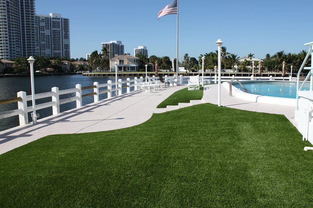 Metro New York artificial grass landscaping