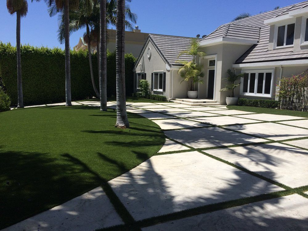 Metro New York artificial grass landscaping