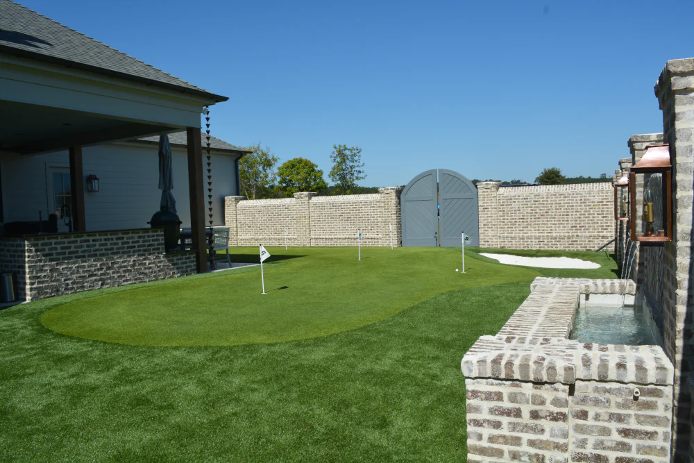 Sam Burns' backyard
